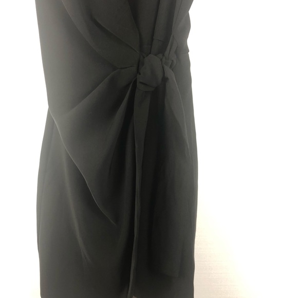 Zara TRF Dress Women’s S Black Wrap detail, with inside zipper. - Picture 4 of 8